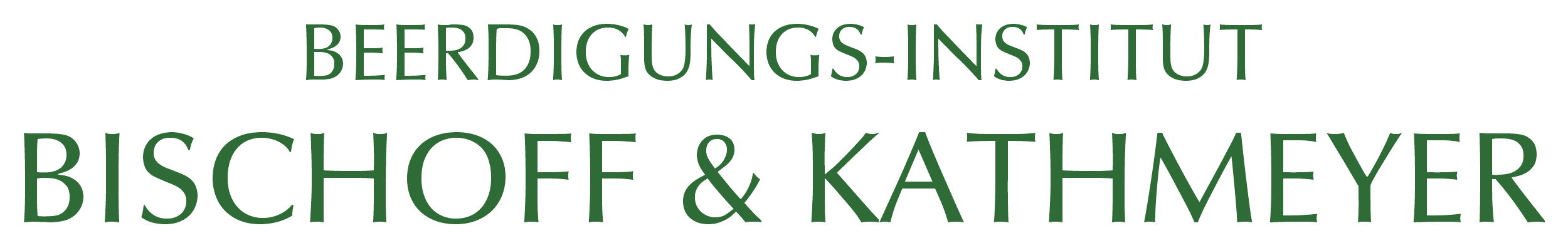 Logo Beerdigungsinstitut BISCHOFF & KATHMEYER