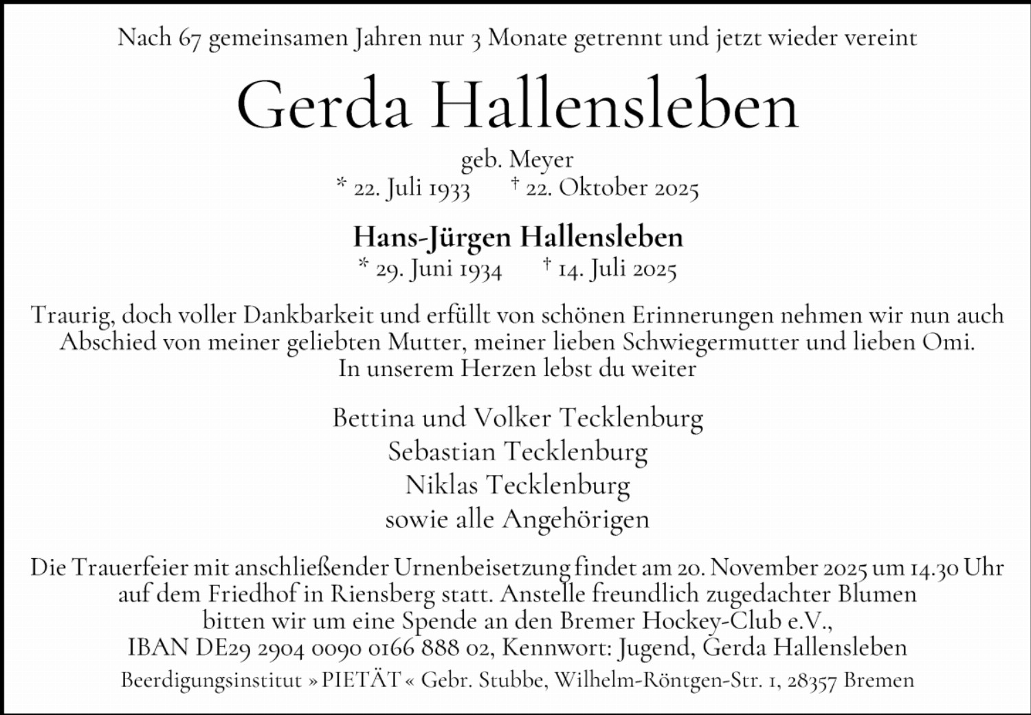 Gerda Hallensleben